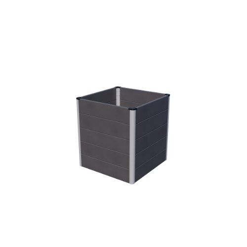  GroJa Hochbeet GroJa Solid Stecksyst. Hochbeet Cube, Anthrazitgrau | 70 x 70 x 75 cm folienverschweißt 12466955